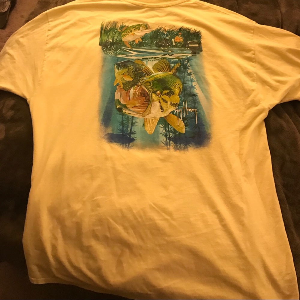 Yellow Guy Harvey T-shirt